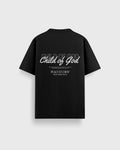 Child of God Black Heavyweight Loose Fit Tee | Peace® PEACE STORE