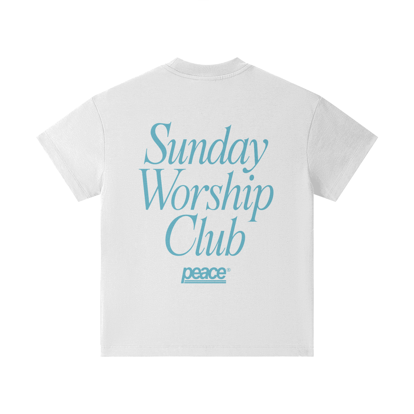 Kids Tee Sunday Worship Club White | Peace® PEACE STORE