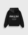 Child of God Black Oversized Heavyweight Hoodie | Peace®