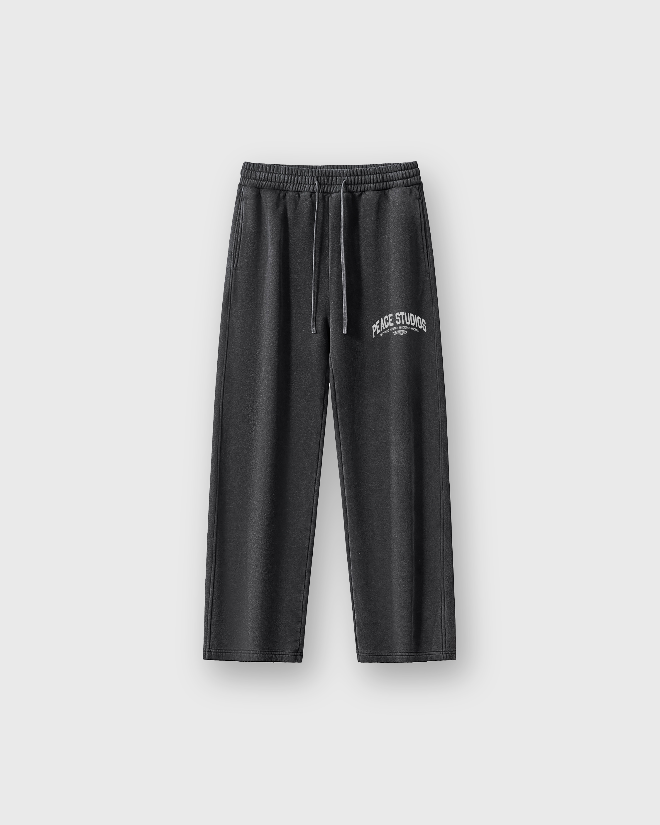 The Signature Collection Peace® Black Straight Leg Sweatpants