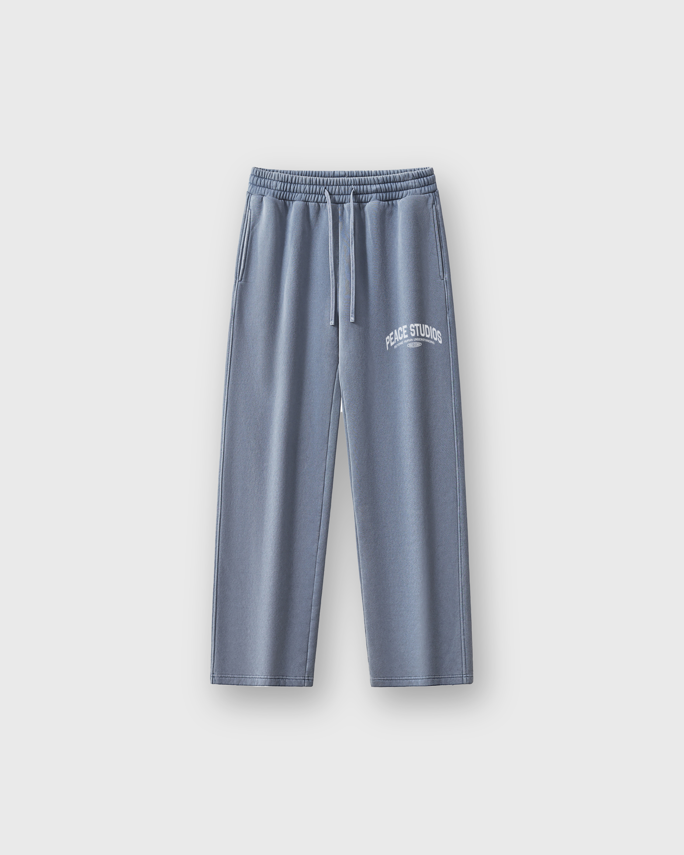The Signature Collection Peace® Blue Straight Leg Sweatpants