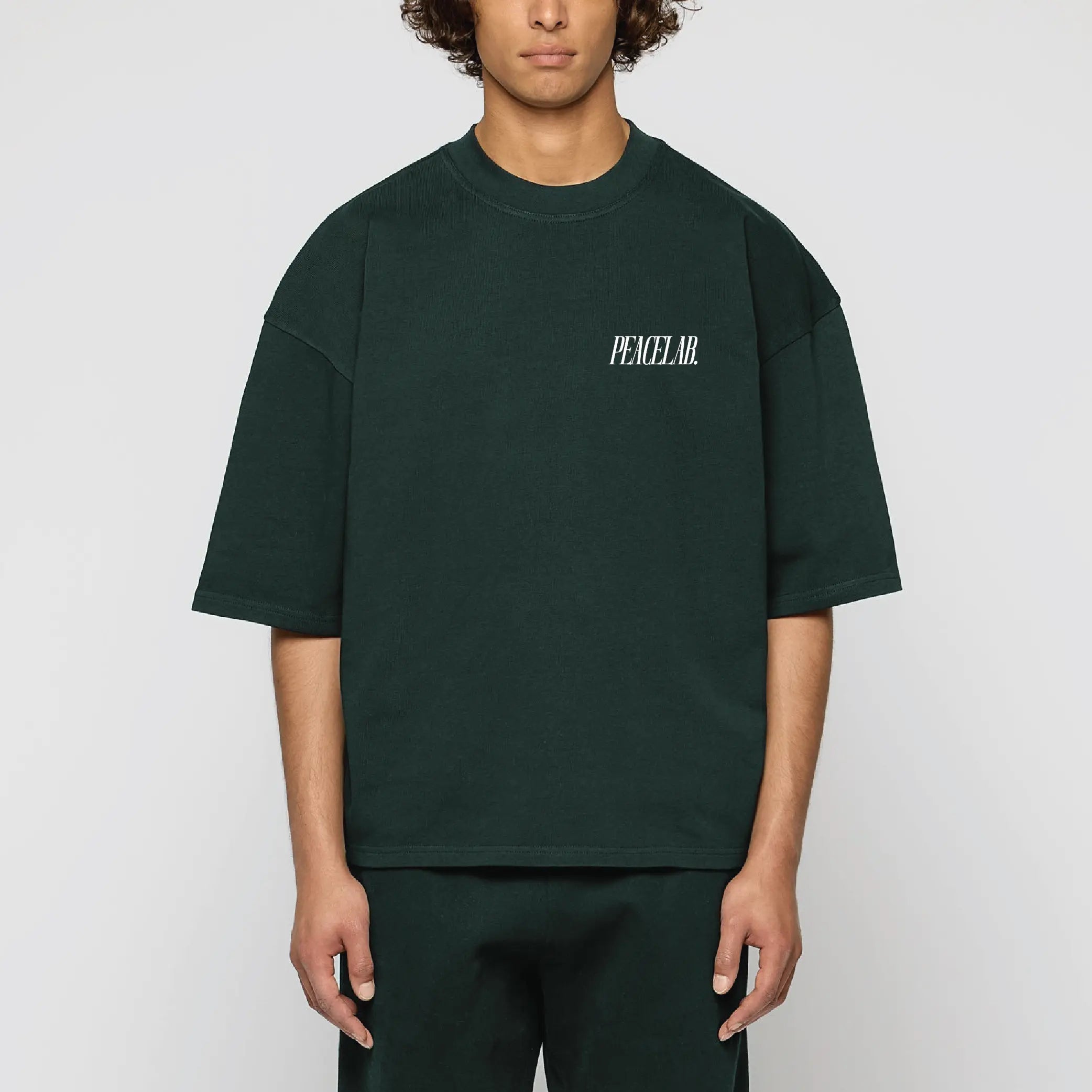 Peace Lab Original Green Loose Fit Tee | Peace® ODMPOD