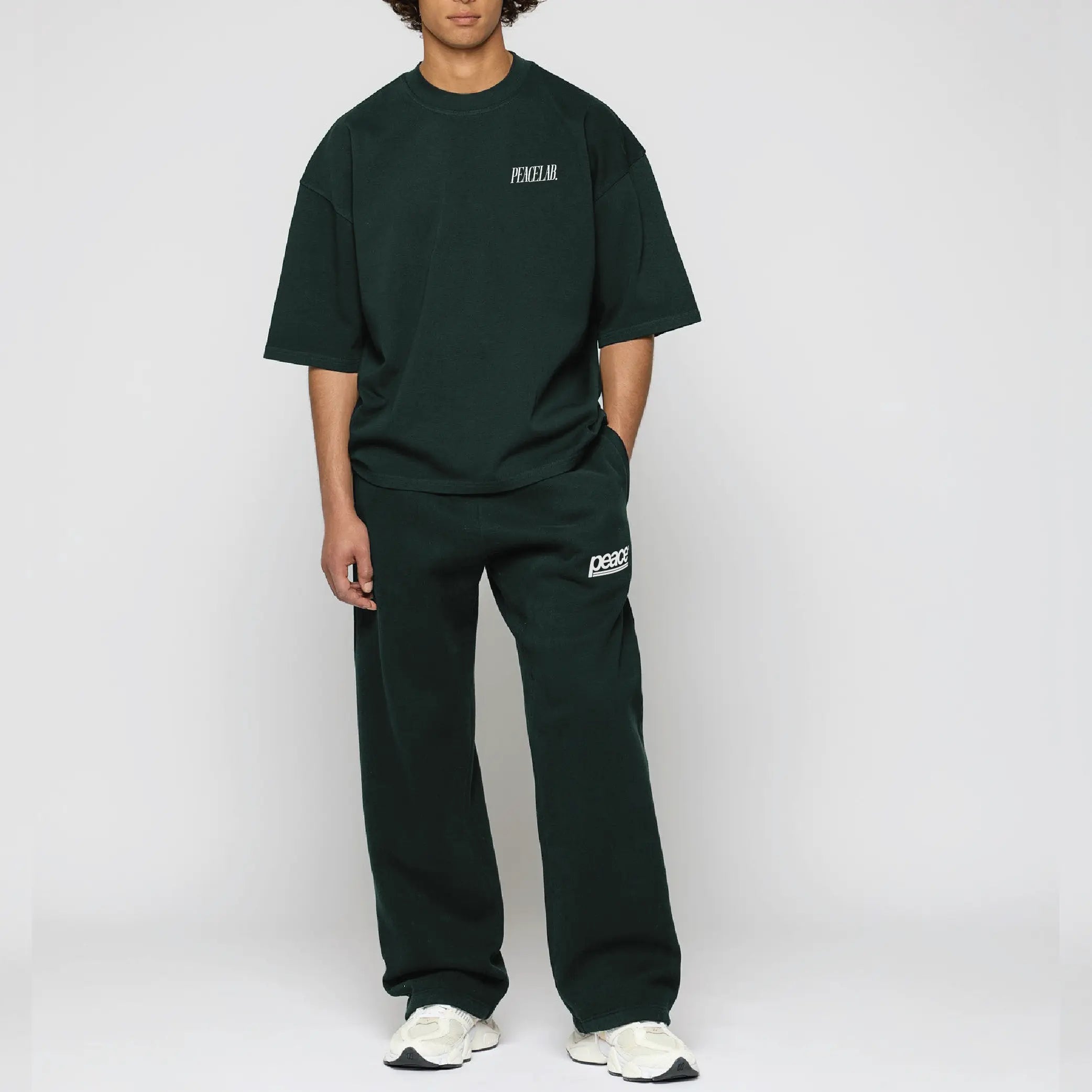 Peace Lab Original Green Loose Fit Tee | Peace® ODMPOD