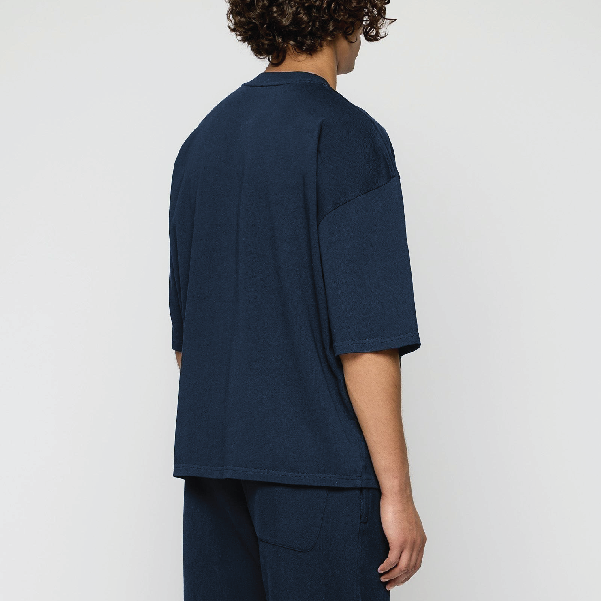 Shalom Basic Blue Loose Fit Tee | Peace® PEACE STORE