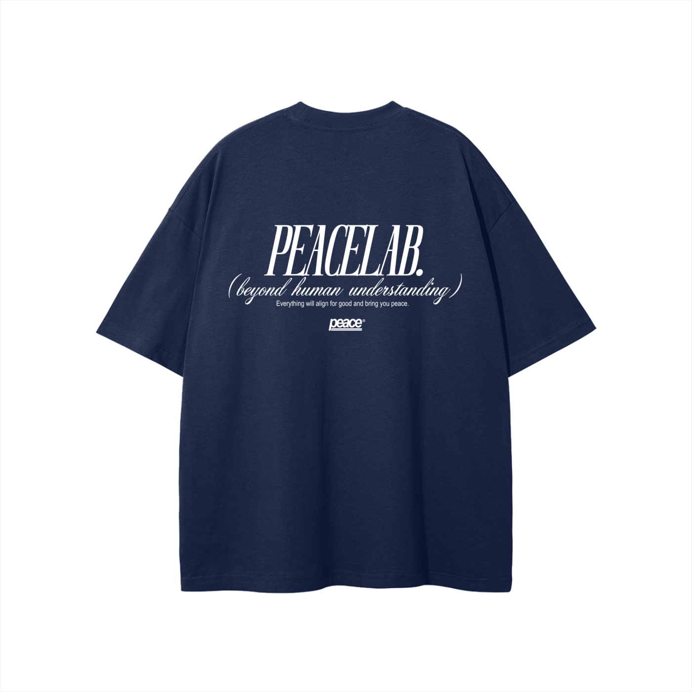 Peace Lab Original Blue Loose Fit Tee | Peace® ODMPOD