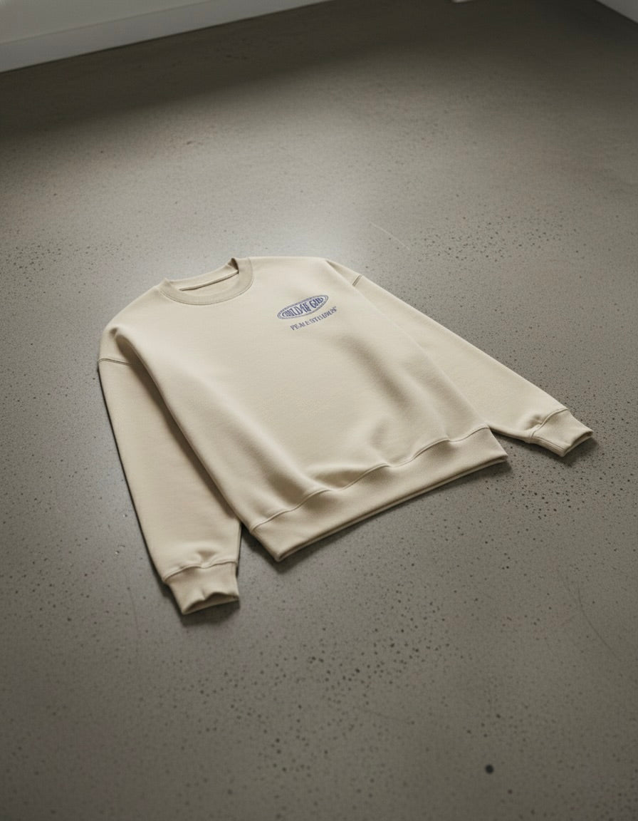 Child of God II Beige Heavyweight Essential Sweatshirt | Peace®