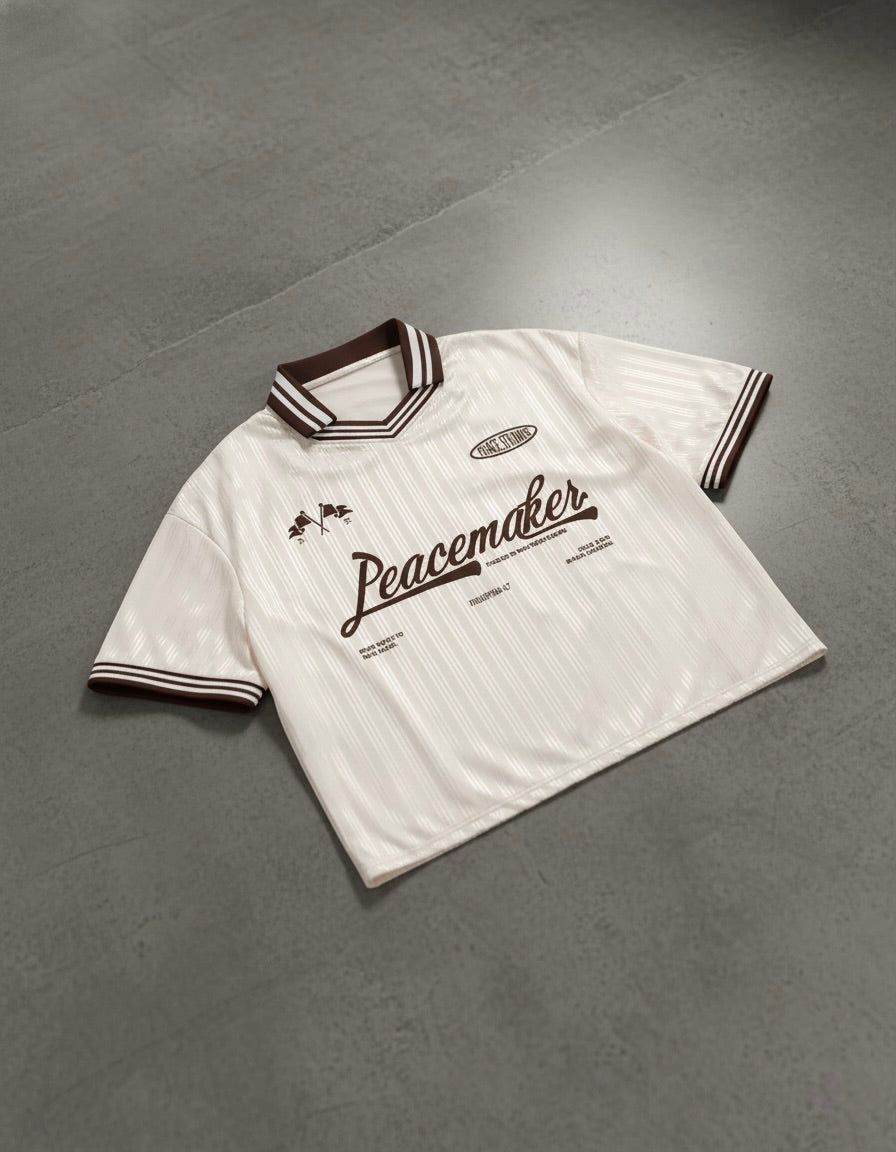 Peacemaker Contrast Stripes Polo Collar T-Shirt | Peace®