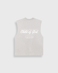Child of God Ash Gray Raw Edge Heavyweight Tank Top | Peace®