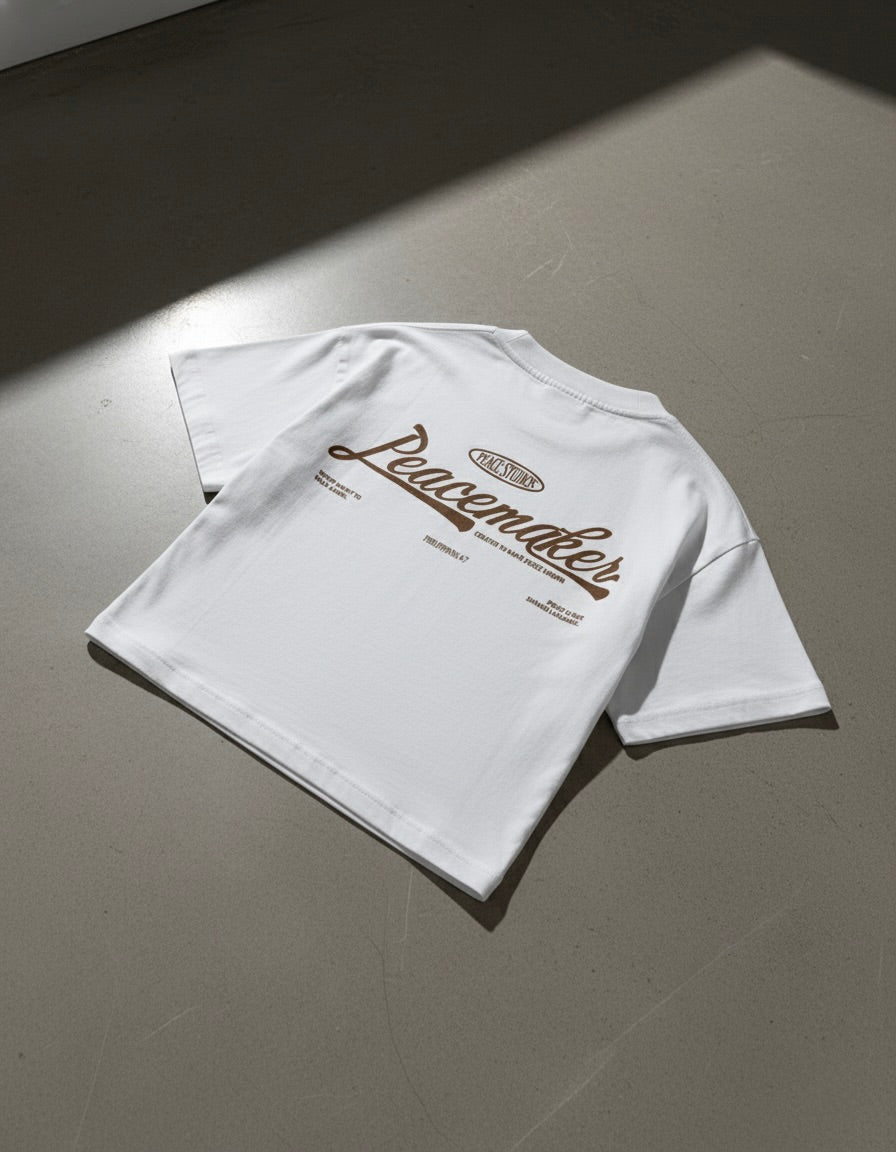 Peacemaker Boxy Tee White | Peace®